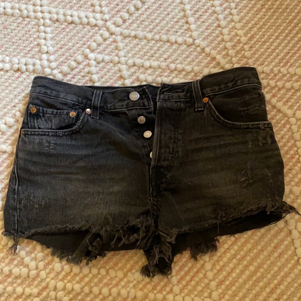 Black Levi shorts